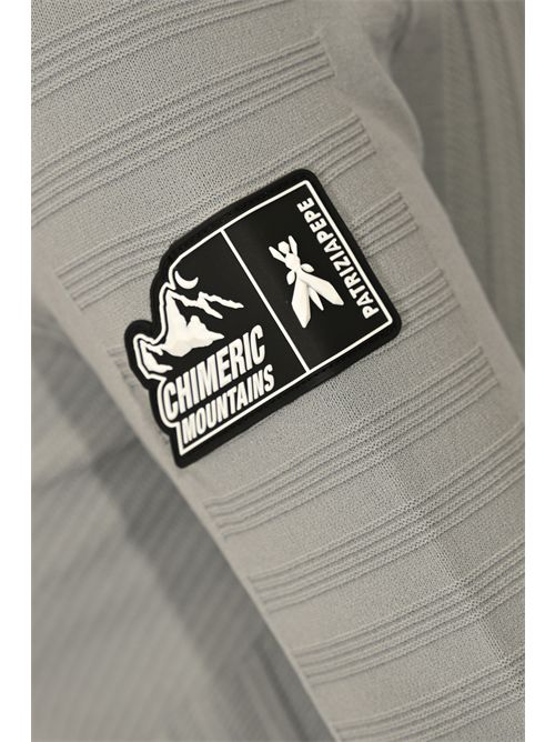 Maglione con zip in tessuto tecnico Grigio Patrizia Pepe | 2K0361 K667S733